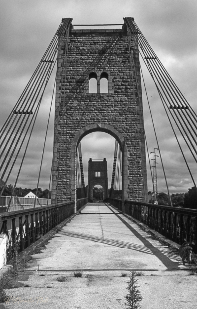 Le pont du Bonhomme avant destruction (Archives argentique)